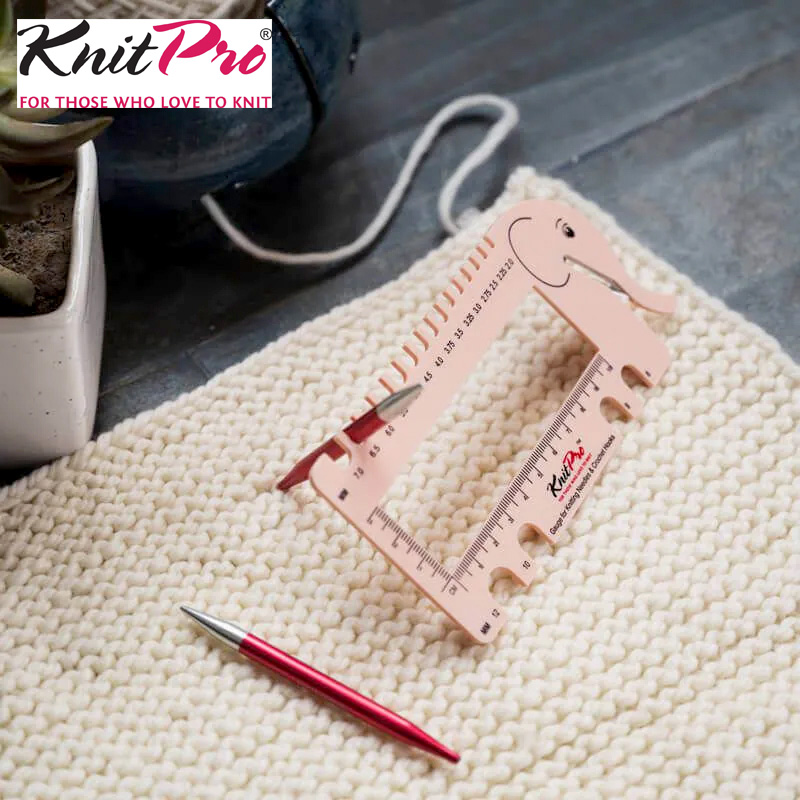 Sewing In Textile - Alat Rajut Knitpro, Pengukur Benang Plastik