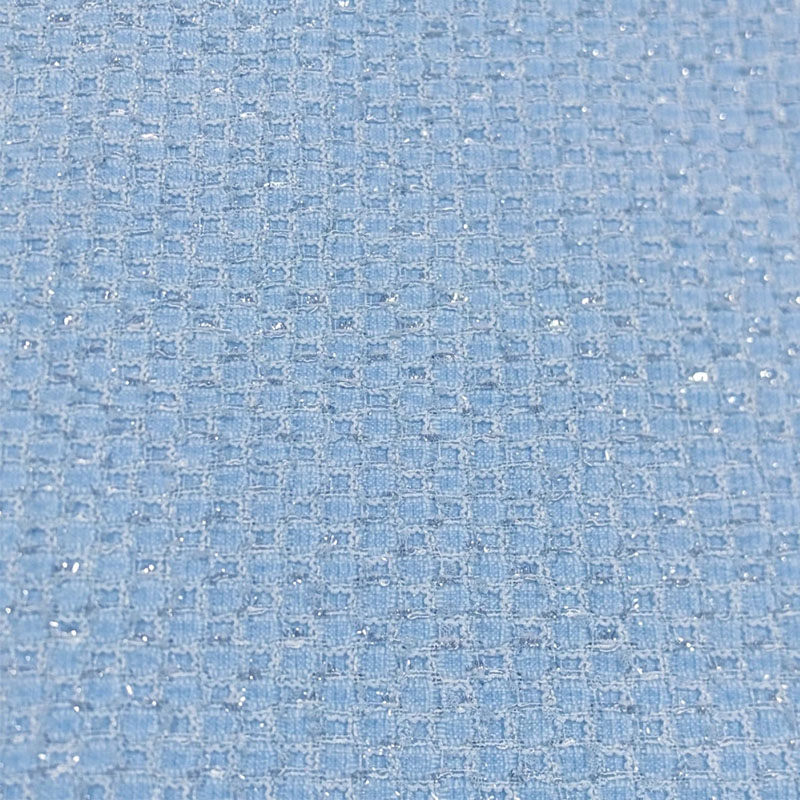 Sewing Tweed - Kain Tweed Rajut Kecil Bermotif Kotak-Kotak