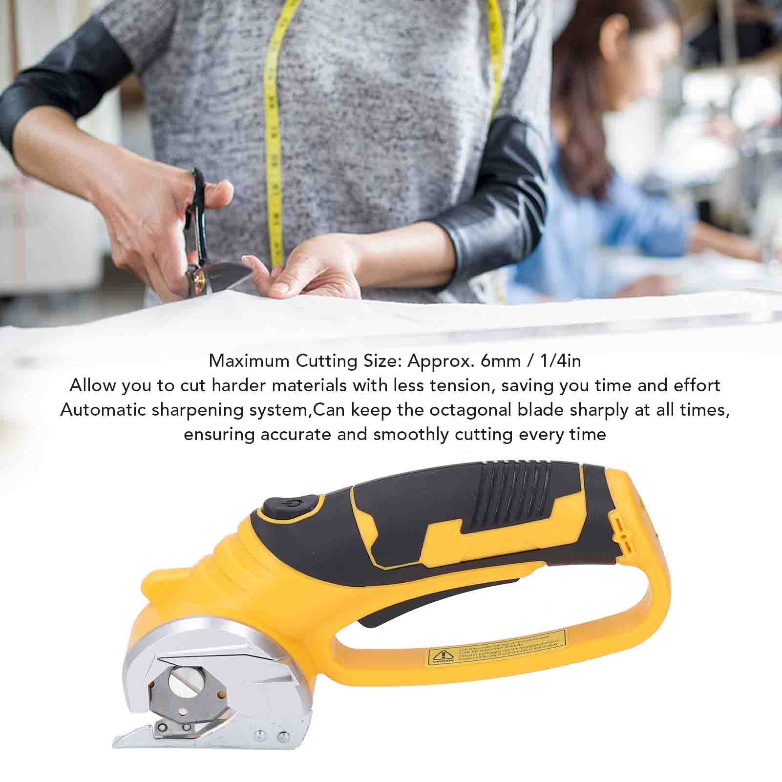 Rotary Cutter Fabric - Pemotong Kardus Listrik Tanpa Kabel, Gunting