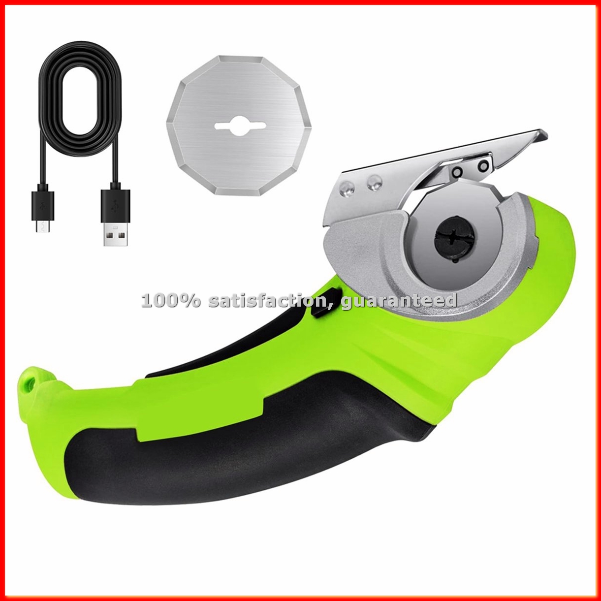 Rotary Cutter Fabric - Gunting Kain Listrik Tanpa Kabel, Pemotong