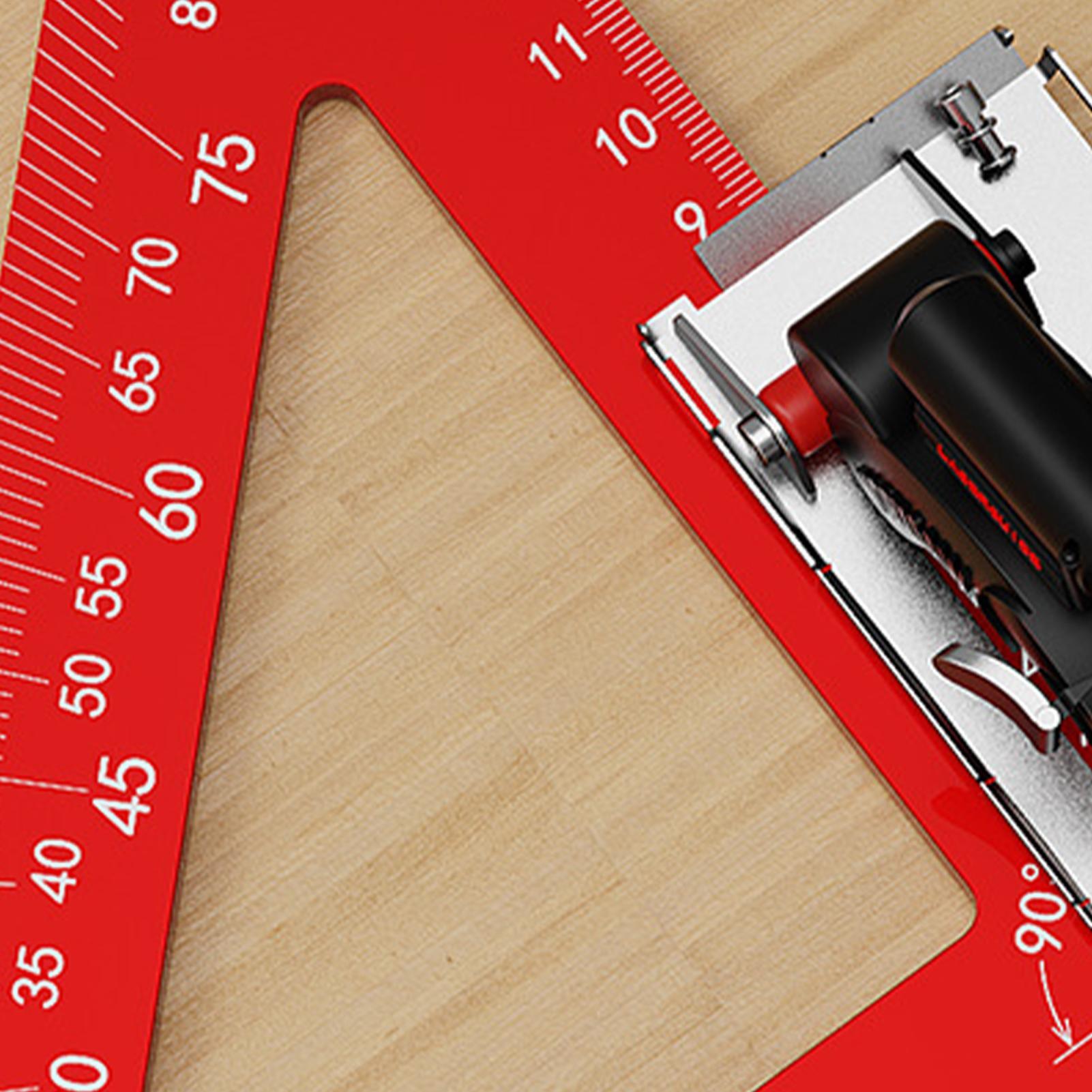 Quilting Ruler Square - Penggaris Sudut Persegi untuk Pertukangan Kayu,