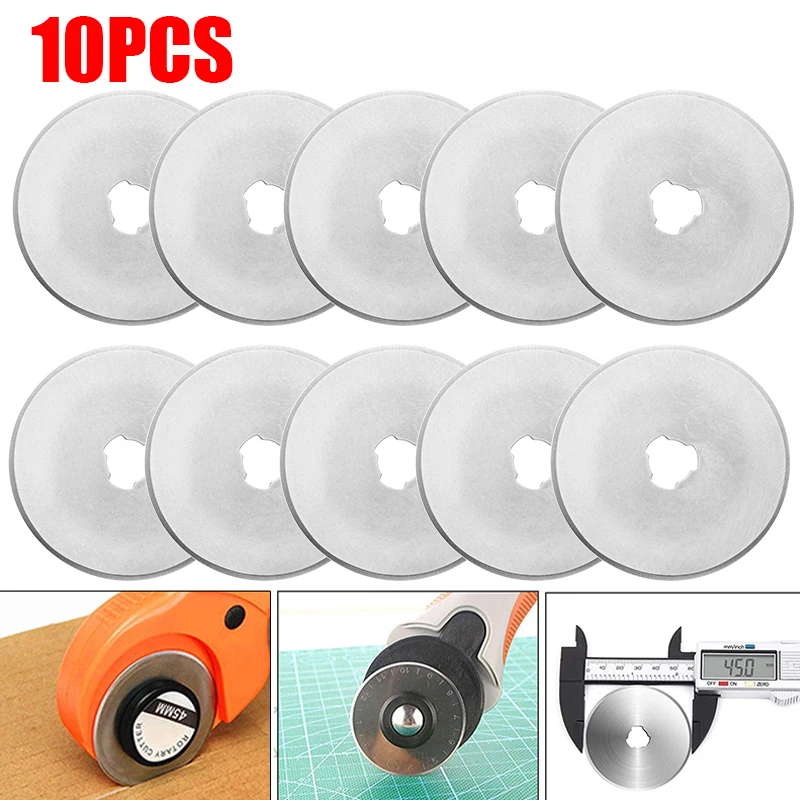 Rotary Cutter Fabric - 10 Buah Pisau Pemotong Putar Kain