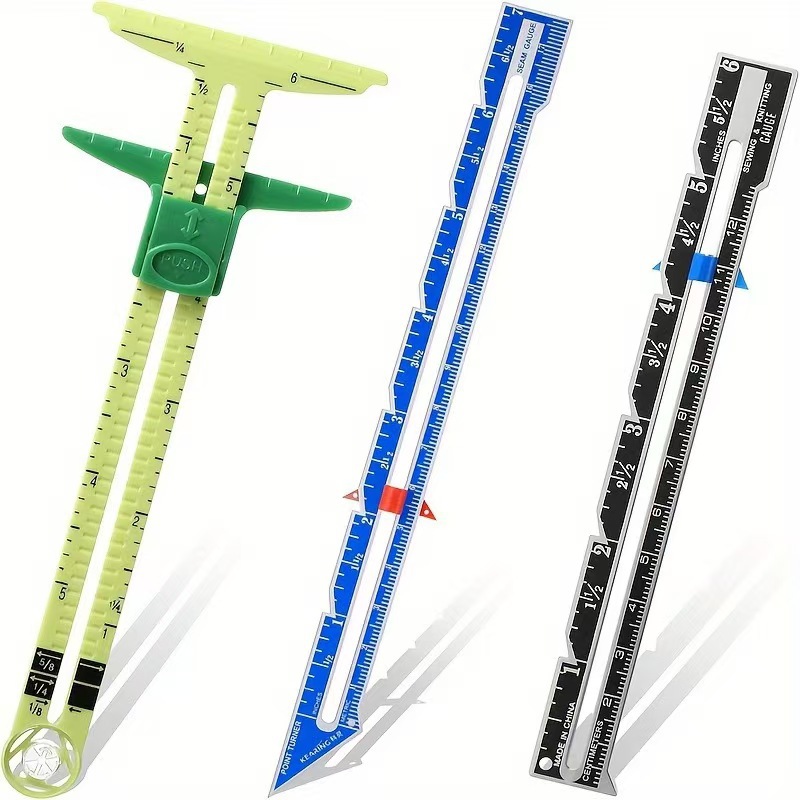 Quilting Ruler Square - Penggaris Jahit 5-IN-1, Pengukur Jahitan, Penggaris