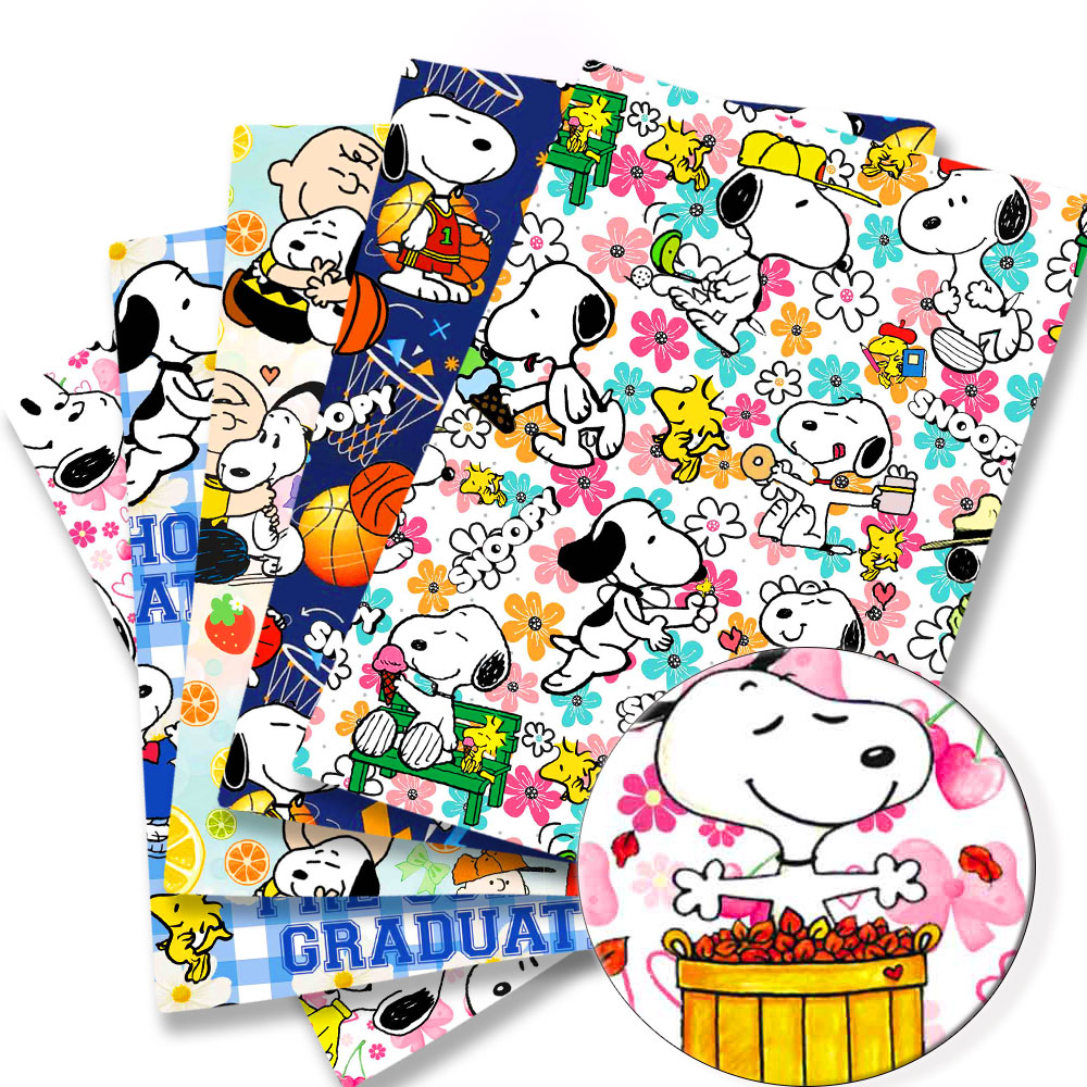 Sewing In Textile - TAKARA TOMY Snoopy Kain 140x50CM Kain