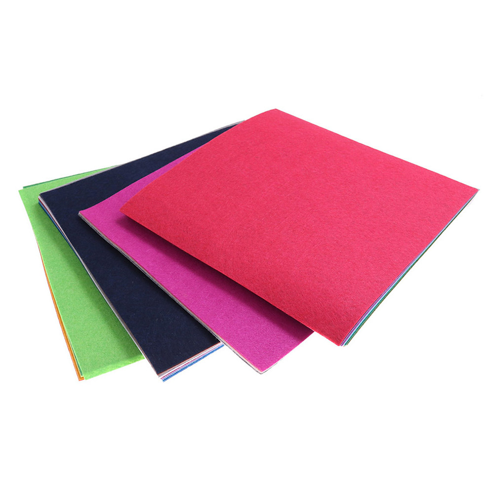Sewing Textile Art - 40 Lembar Kain Nonwoven Berwarna Cerah