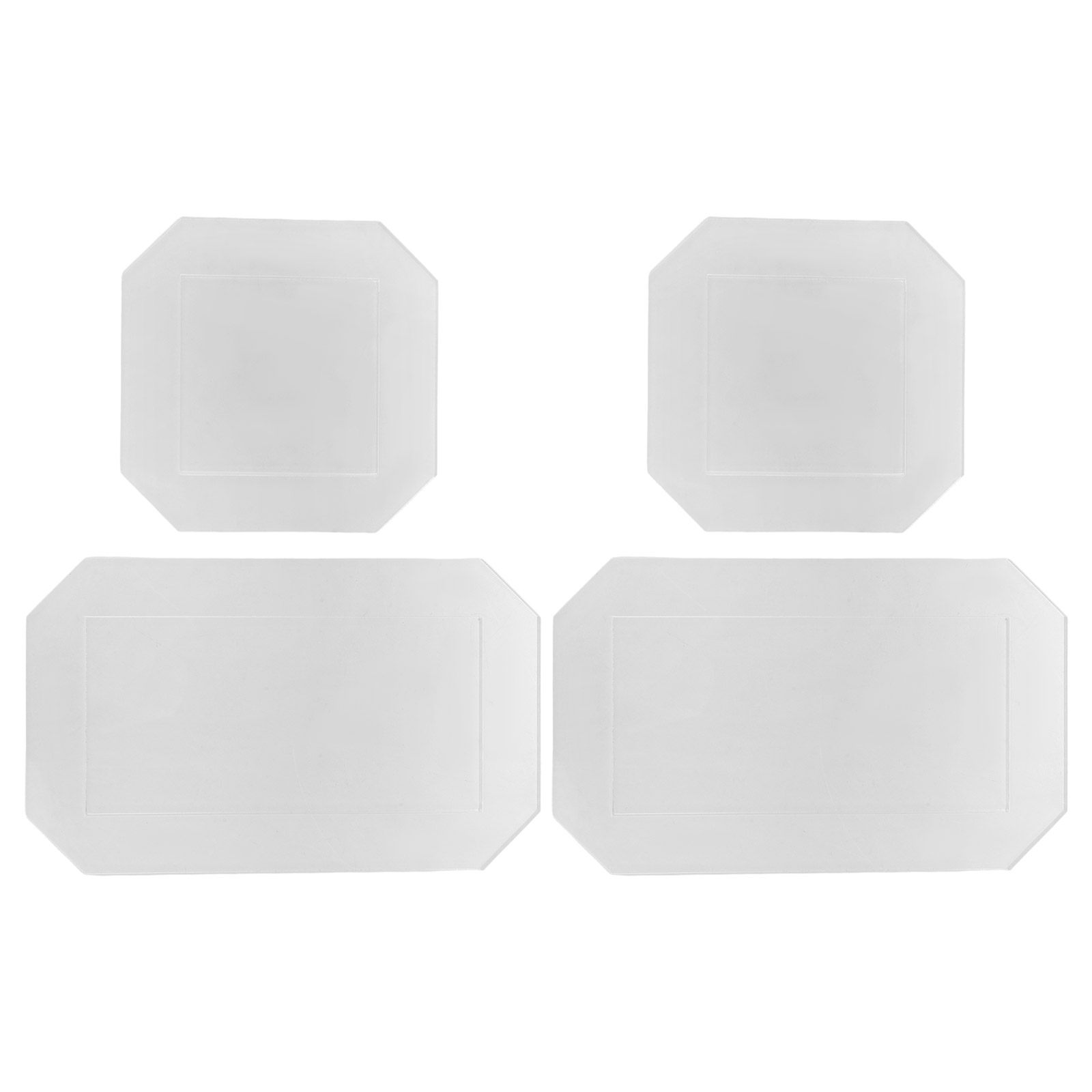 Quilting Ruler Square - 4 Buah Template Quilting Akrilik Transparan