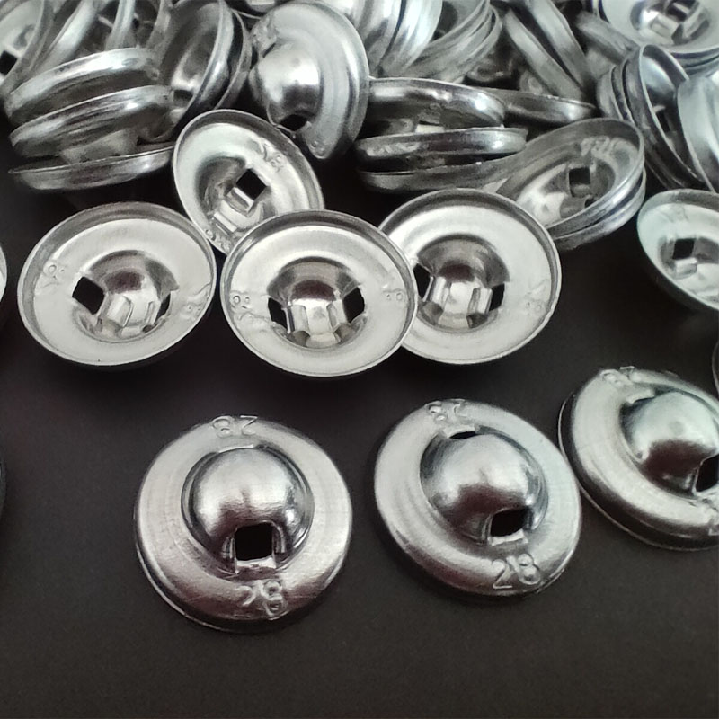 Button Hole Cutter - 500pcs Kancing Kain Berlapis Logam 22L