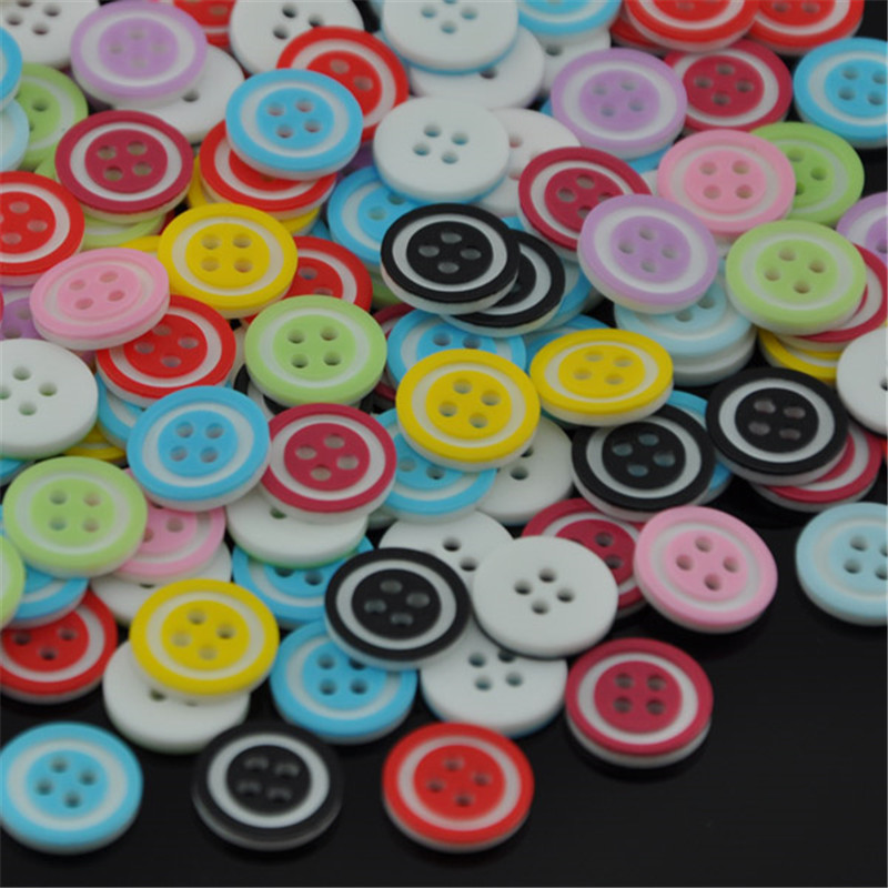 Button Hole Cutter - 50/100 Buah Kancing Shank 4 Lubang