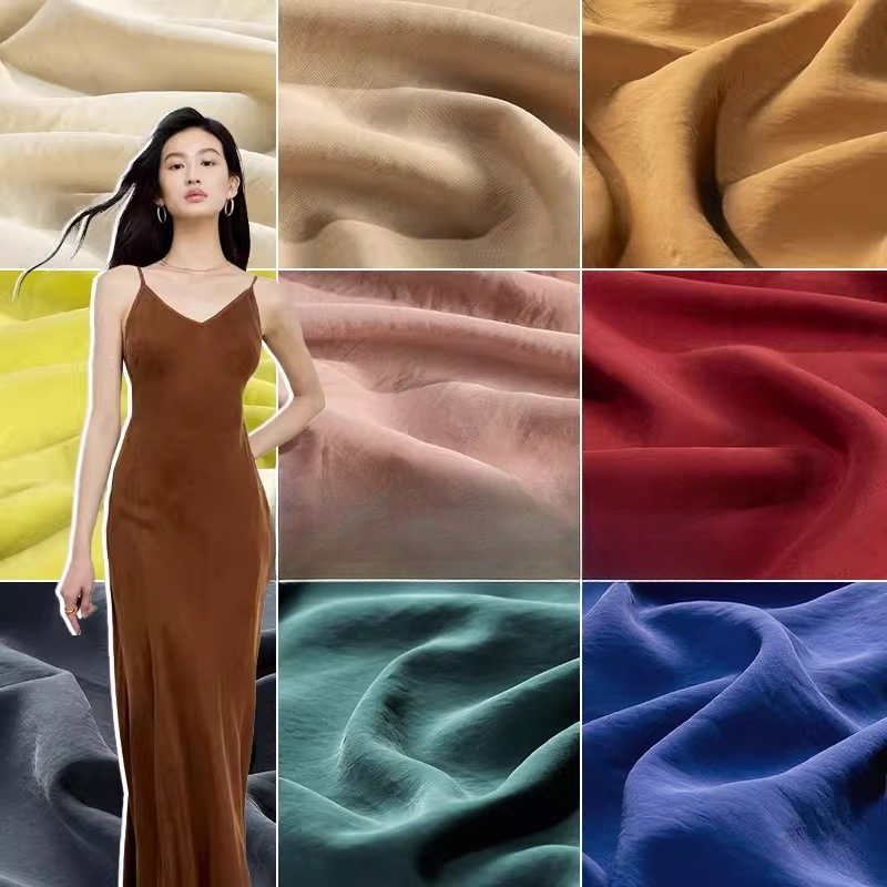 Sewing Recycle - Kain Cupro yang dicuci dengan pasir