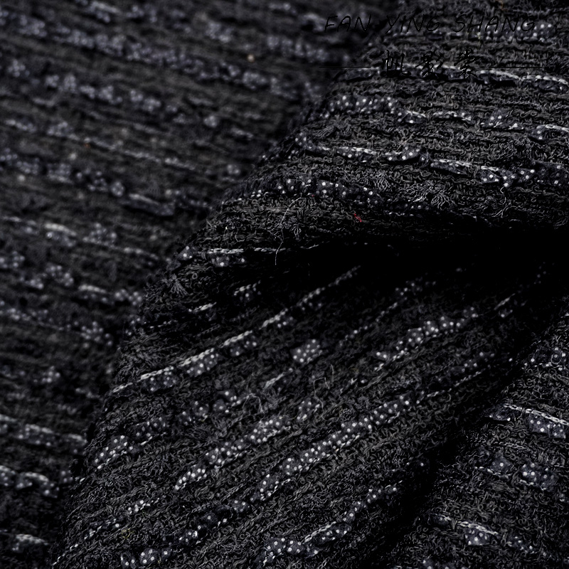 Kain Tweed Hitam Klasik Musim  - Sewing Tweed ulasan dan harga