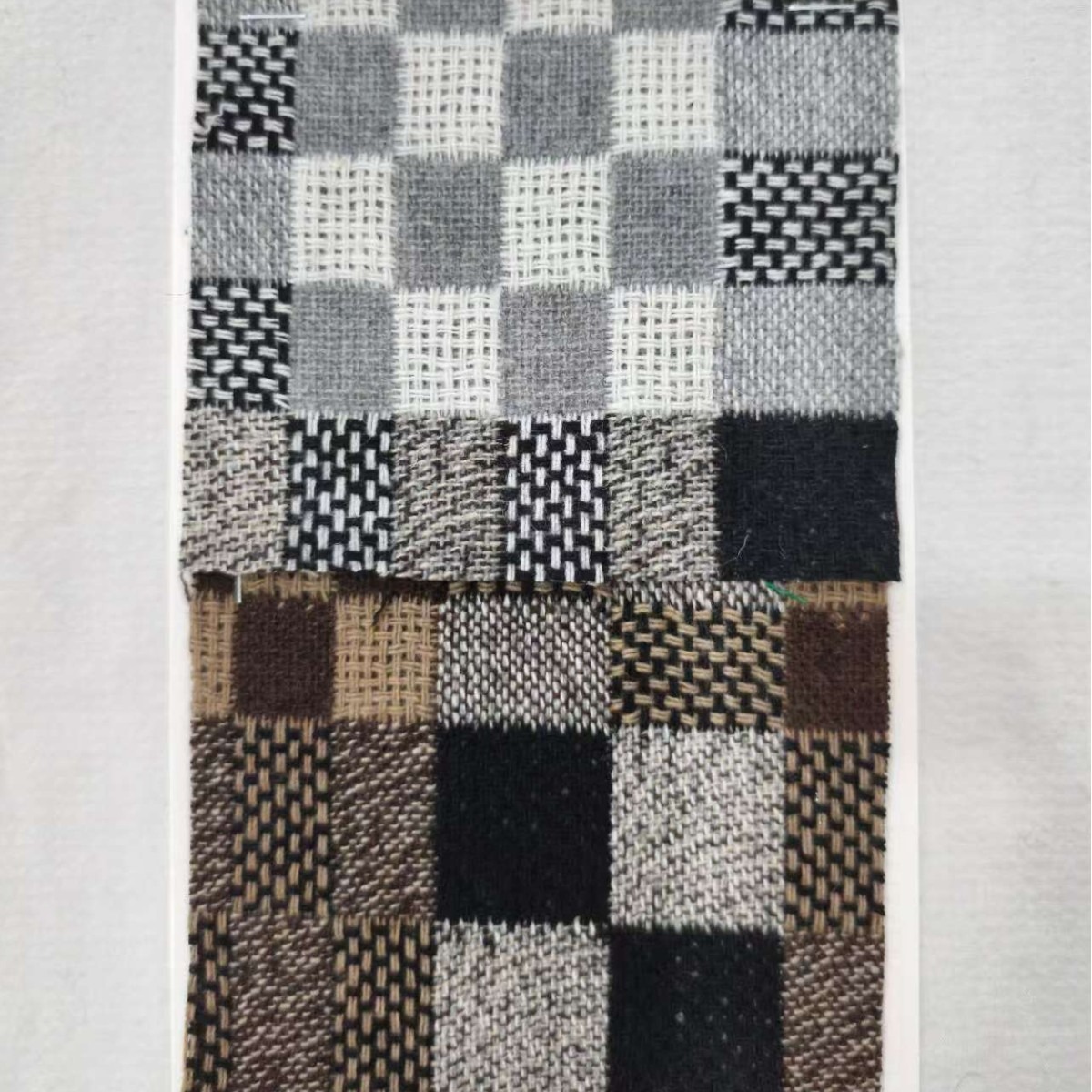 Kain Wol Grid Tweed, untuk Gau - Sewing Tweed ulasan dan harga