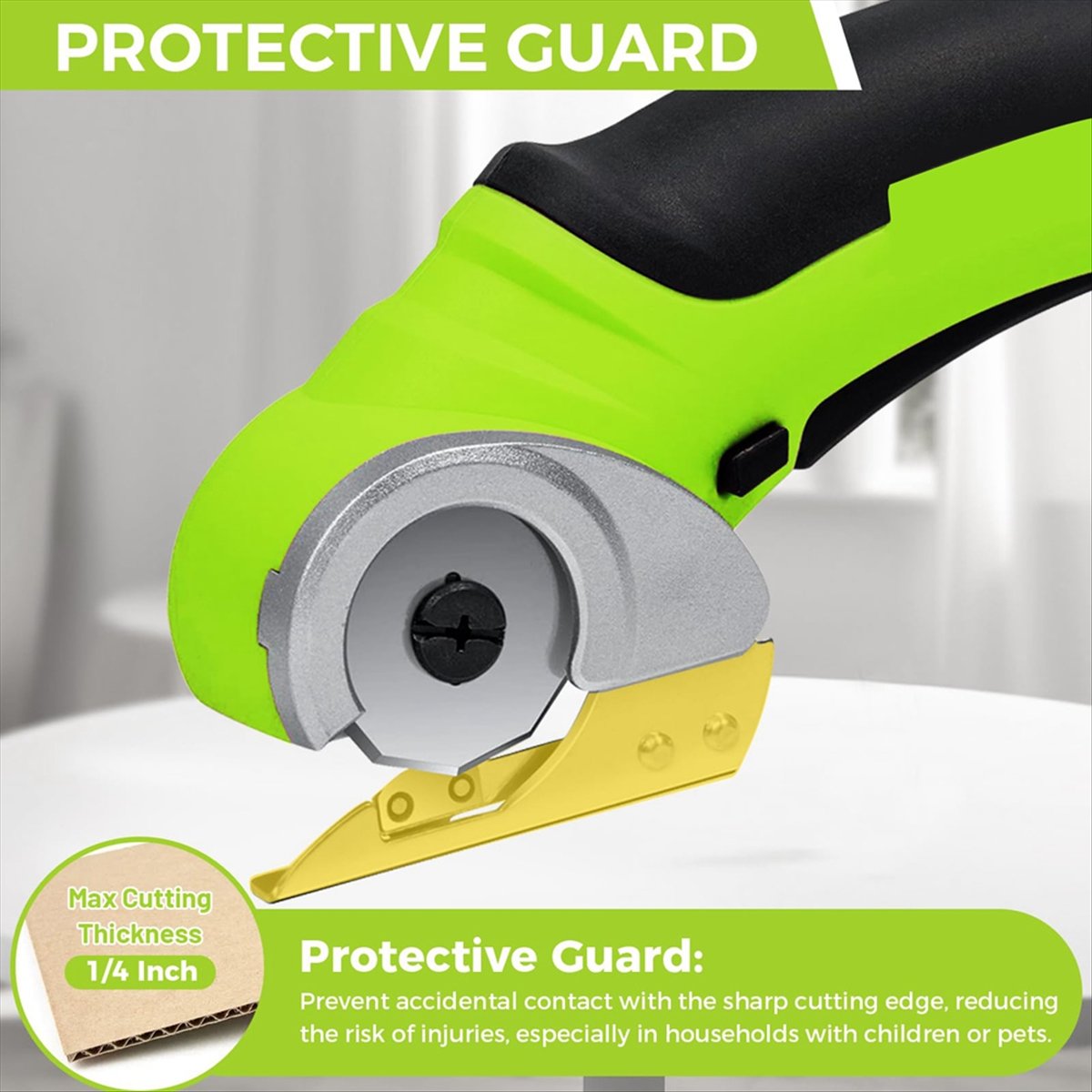 Gunting Kain Listrik Tanpa Kab - Rotary Cutter Fabric ulasan dan harga