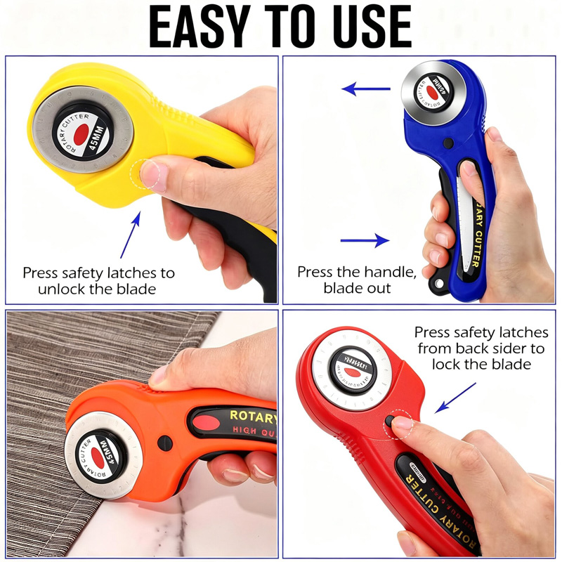 Pemotong Kain Putar dengan Bil - Rotary Cutter Fabric ulasan dan harga