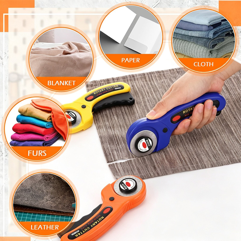 Pemotong Kain Putar dengan Bil - Rotary Cutter Fabric ulasan dan harga