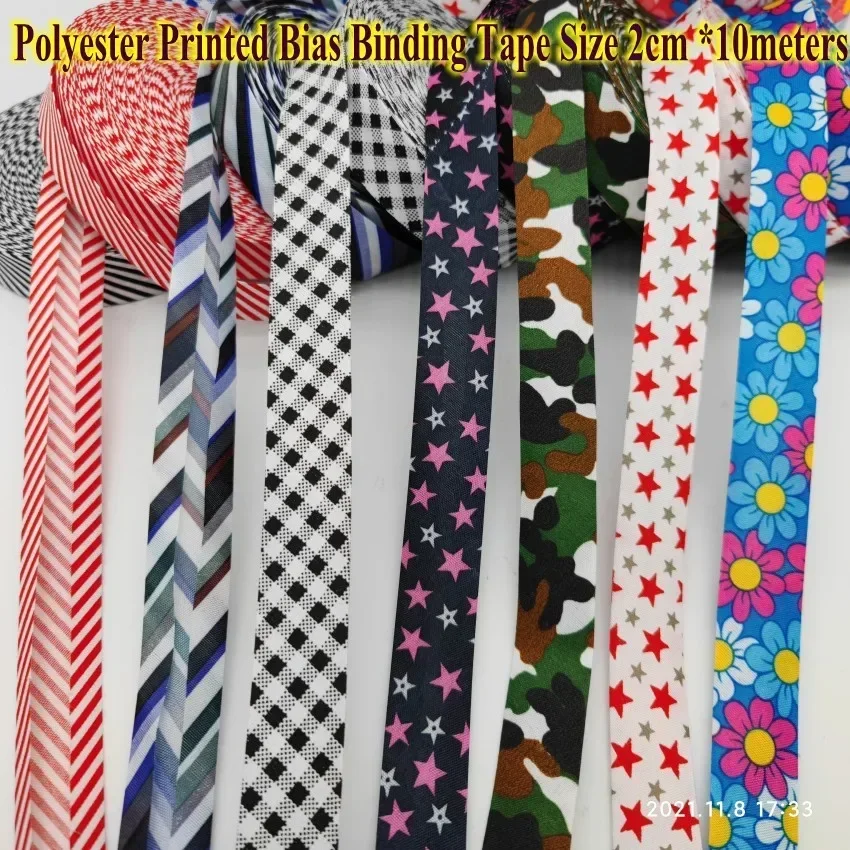 Pita Bias Pola Garis Bintang C - Binding Tape Bias ulasan dan harga