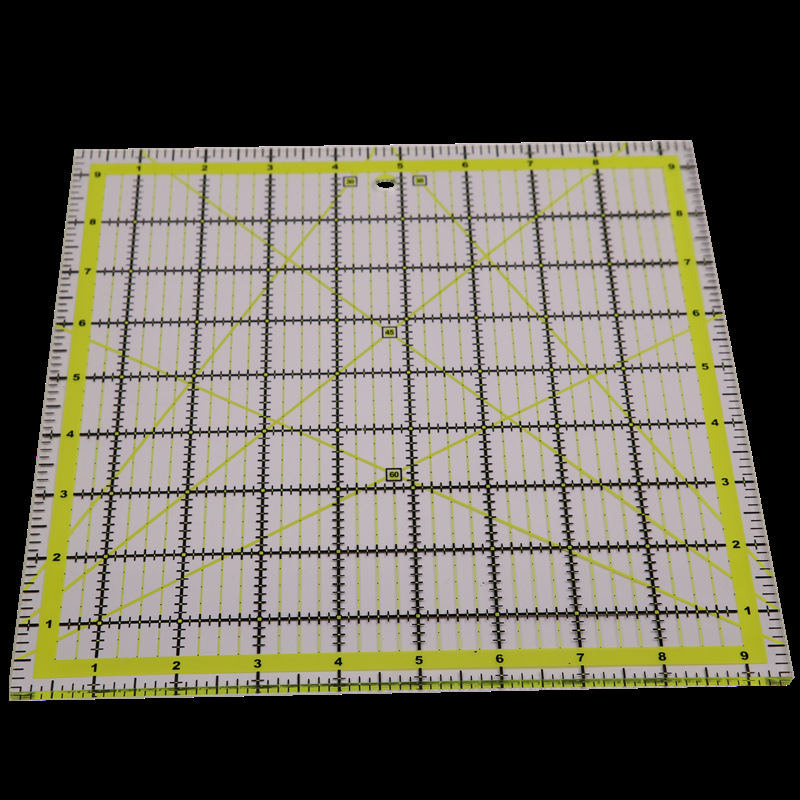 4 Buah Penggaris Akrilik Perse - Quilting Ruler Square ulasan dan harga