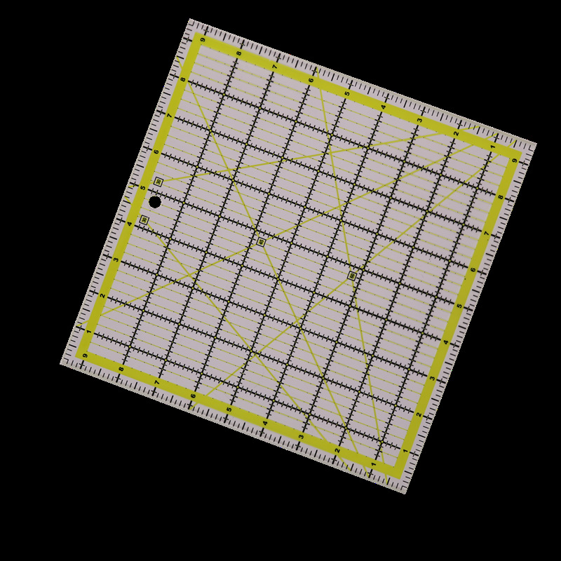 4 Buah Penggaris Akrilik Perse - Quilting Ruler Square ulasan dan harga