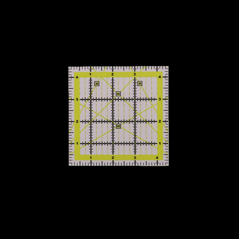 4 Buah Penggaris Akrilik Perse - Quilting Ruler Square ulasan dan harga