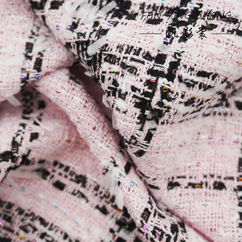 Kain Tweed Berpayet Warna-warn - Sewing Tweed ulasan dan harga