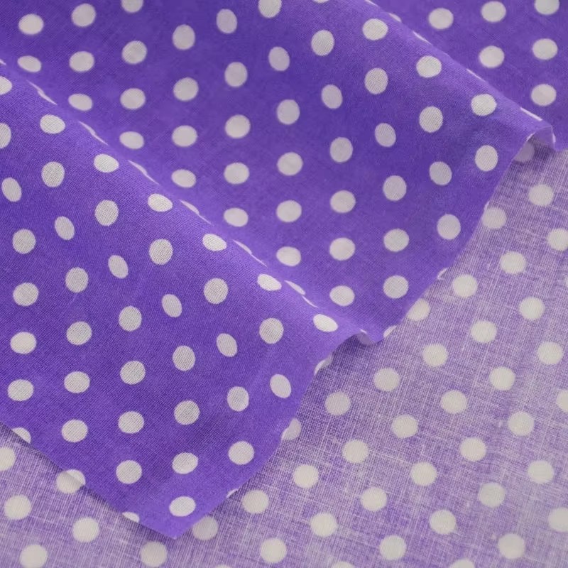 50X150CM Putih Oranye Polka Do - Sewing In Textile ulasan dan harga