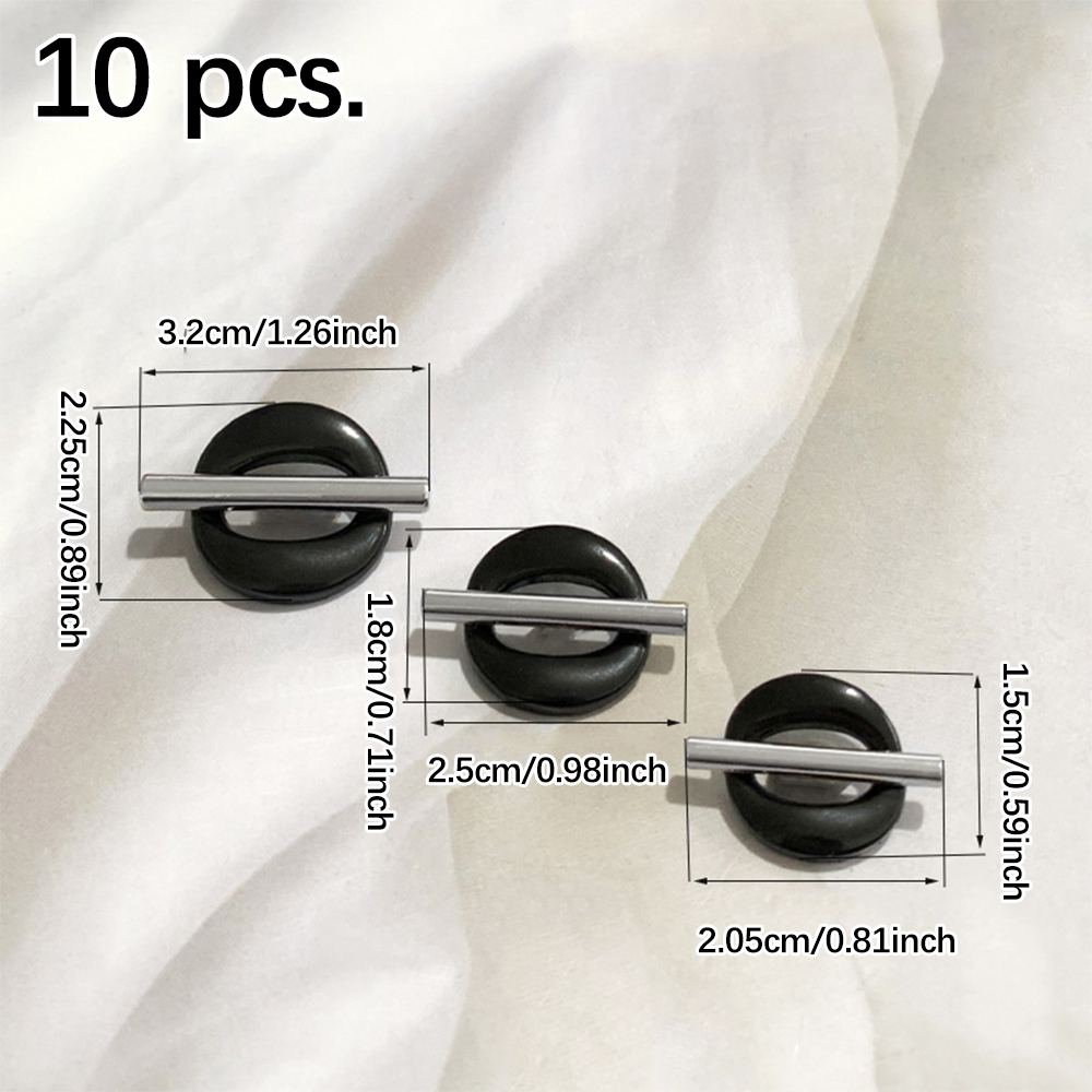 10 Buah Kancing Batang Oval Be - Button Hole Cutter ulasan dan harga