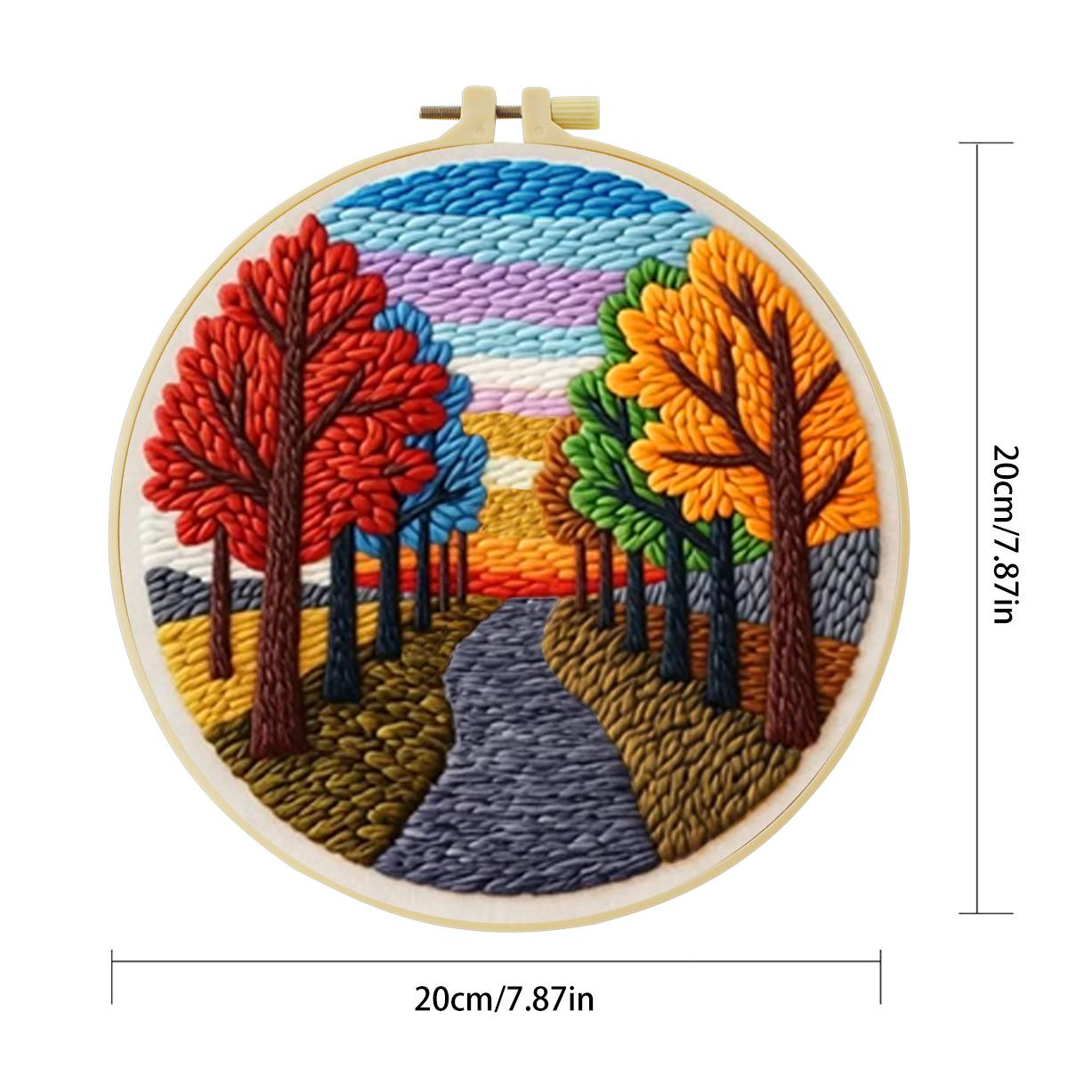 Set Kit Sulaman Jarum Punch Pe - Sewing Textile Art ulasan dan harga