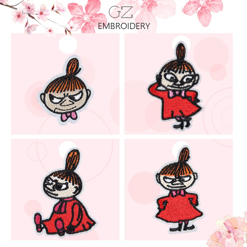 Patch Bordir Kartun Moomin Luc - Sewing Repair ulasan dan harga