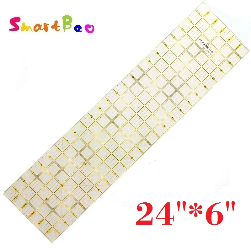 Penggaris Tambal Sulam Akrilik - Quilting Ruler Square ulasan dan harga
