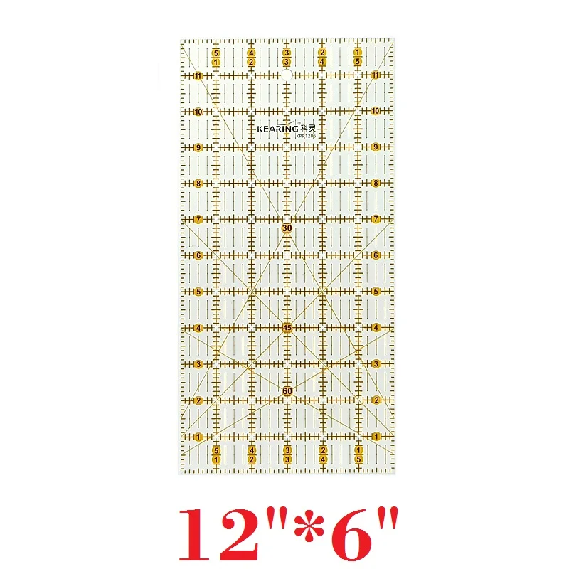 Penggaris Tambal Sulam Akrilik - Quilting Ruler Square ulasan dan harga