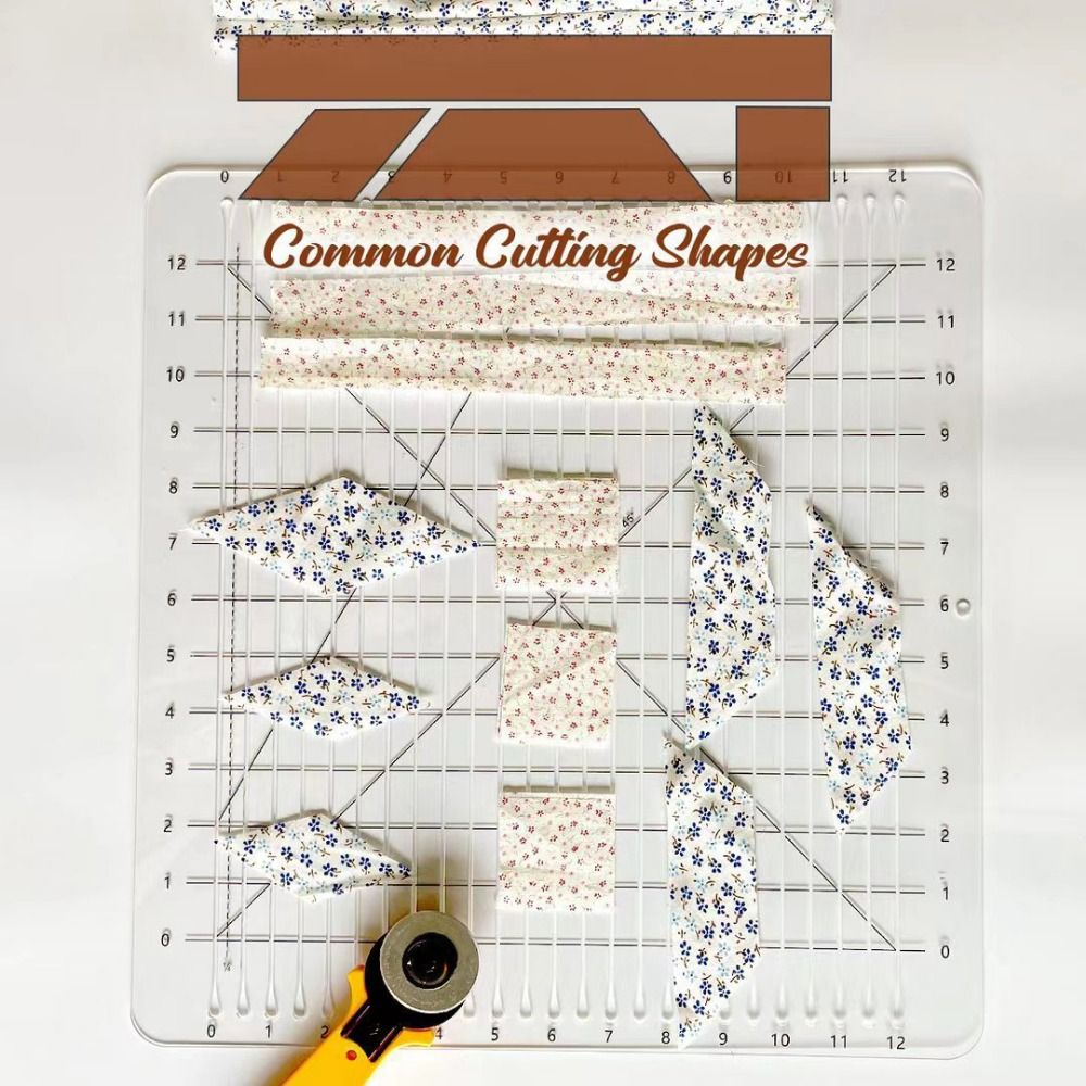 Penggaris Quilting 5-in-1 Cutt - Quilting Ruler Square ulasan dan harga