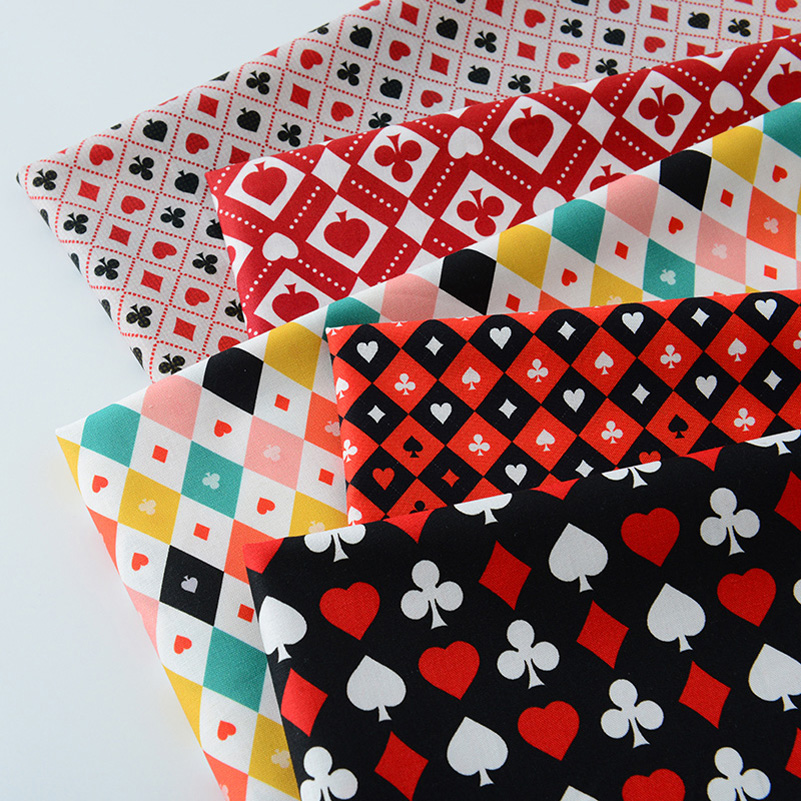 Ins Poker Elemen Katun Kain Ce - Sewing In Textile ulasan dan harga