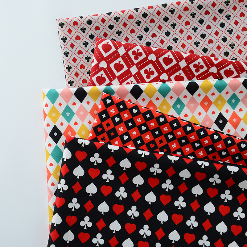 Ins Poker Elemen Katun Kain Ce - Sewing In Textile ulasan dan harga