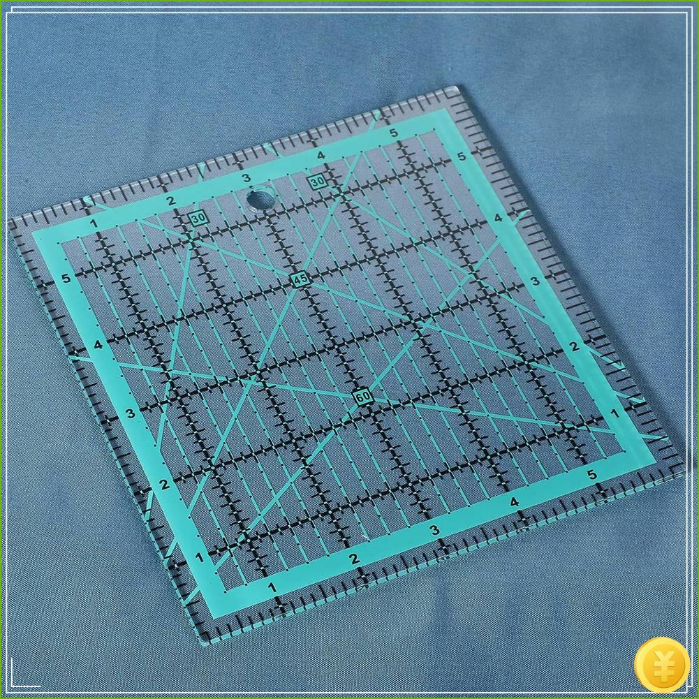 6 Buah Penggaris Quilting Peng - Quilting Ruler Square ulasan dan harga