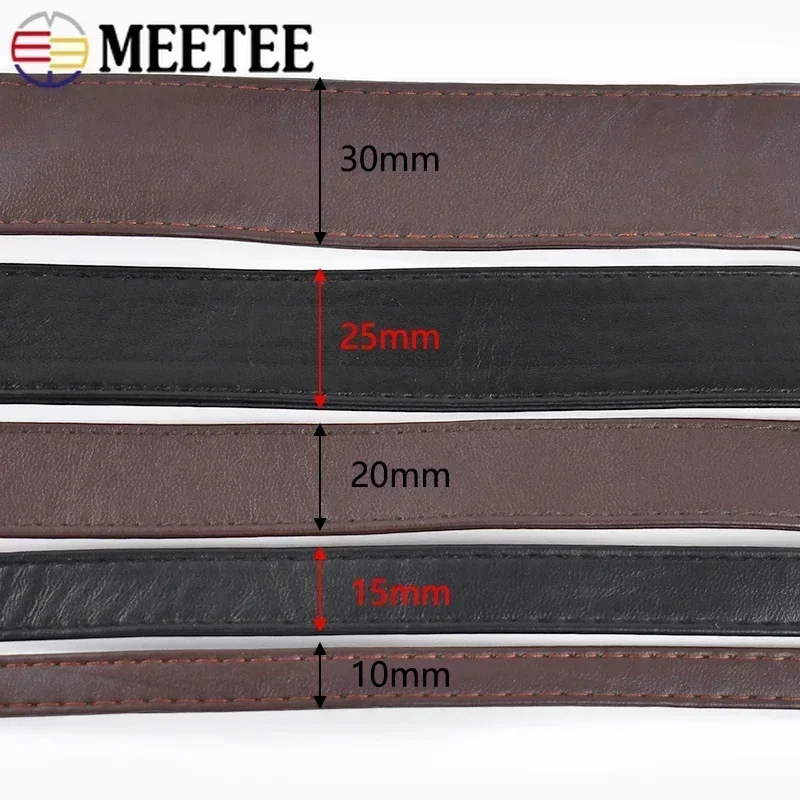 5Meter 10-30Mm PU Kulit Anyama - Binding Tape Bias ulasan dan harga
