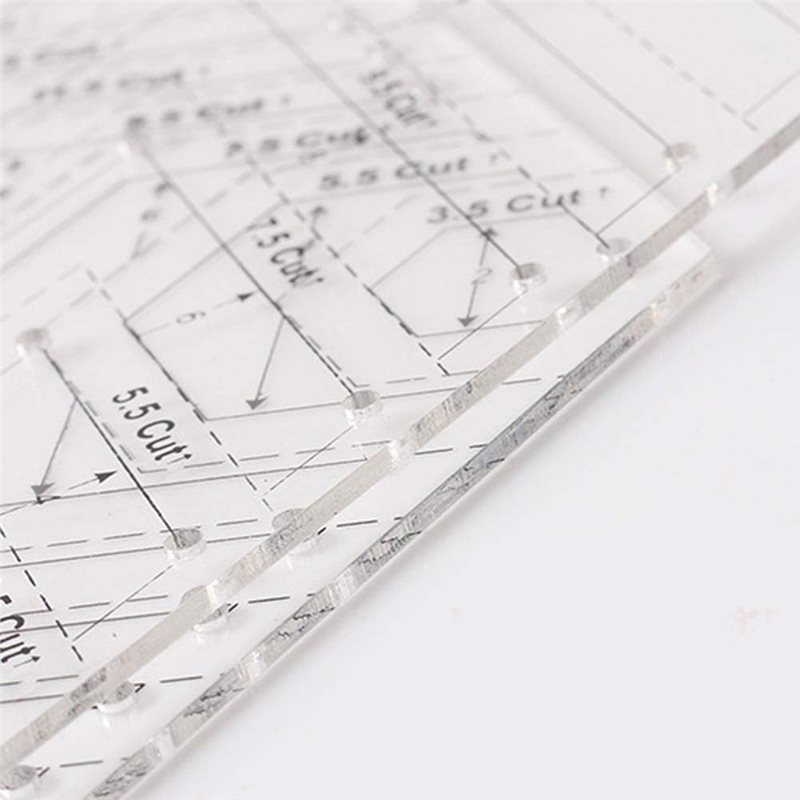 A25F-4 Buah Set Penggaris Quil - Quilting Ruler Square ulasan dan harga
