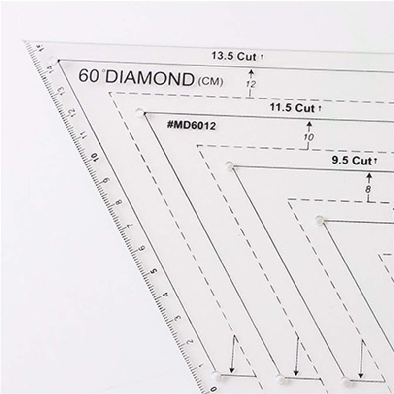 A25F-4 Buah Set Penggaris Quil - Quilting Ruler Square ulasan dan harga