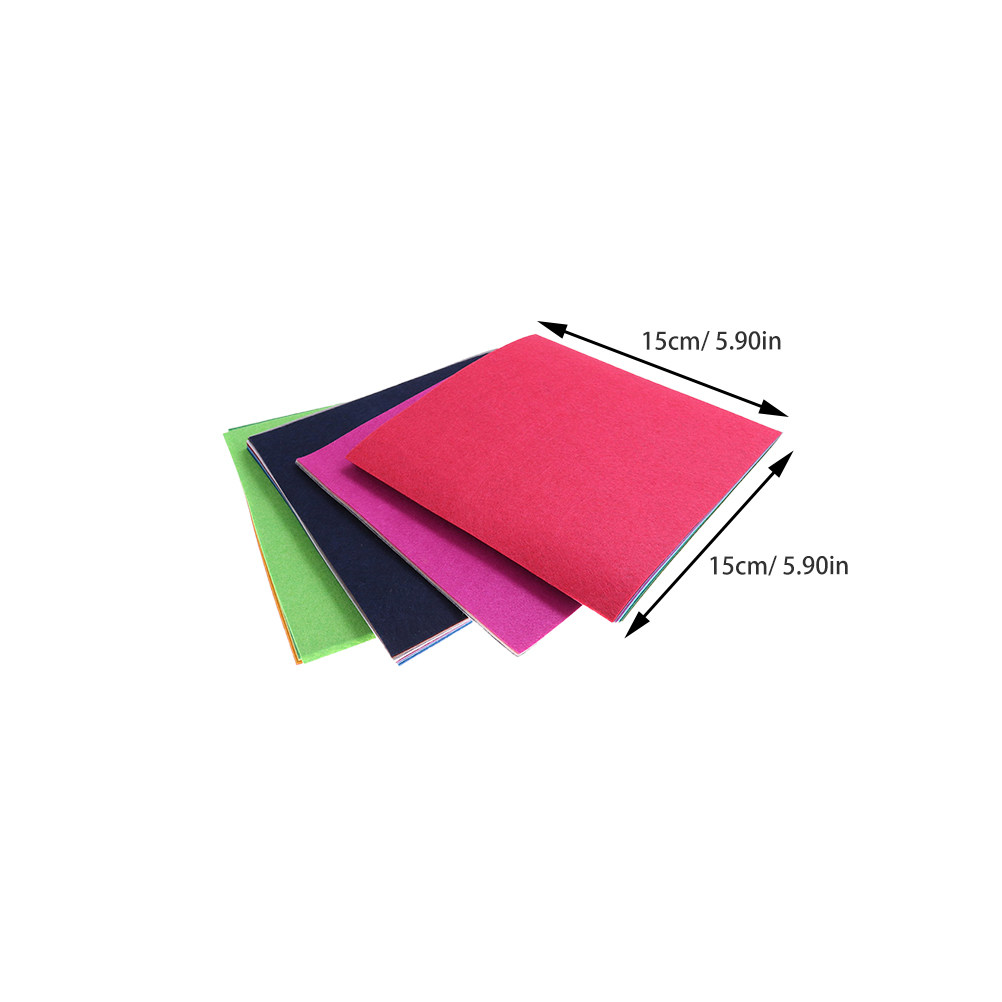40 Lembar Kain Nonwoven Berwar - Sewing Textile Art ulasan dan harga