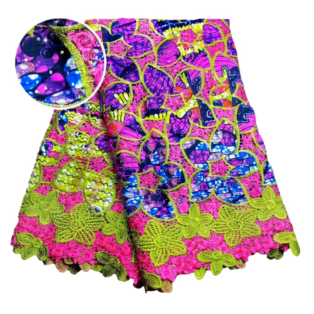 Kain Lace Lilin Afrika 100% Ka - Sewing Batik ulasan dan harga