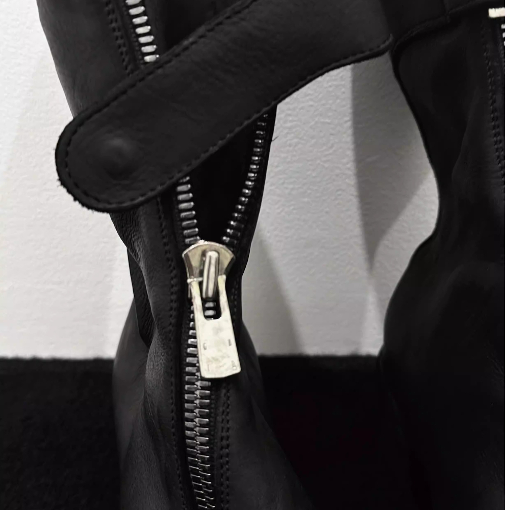 Sepatu Bot Chelsae Kulit Asli  - Sewing Front Zipper ulasan dan harga