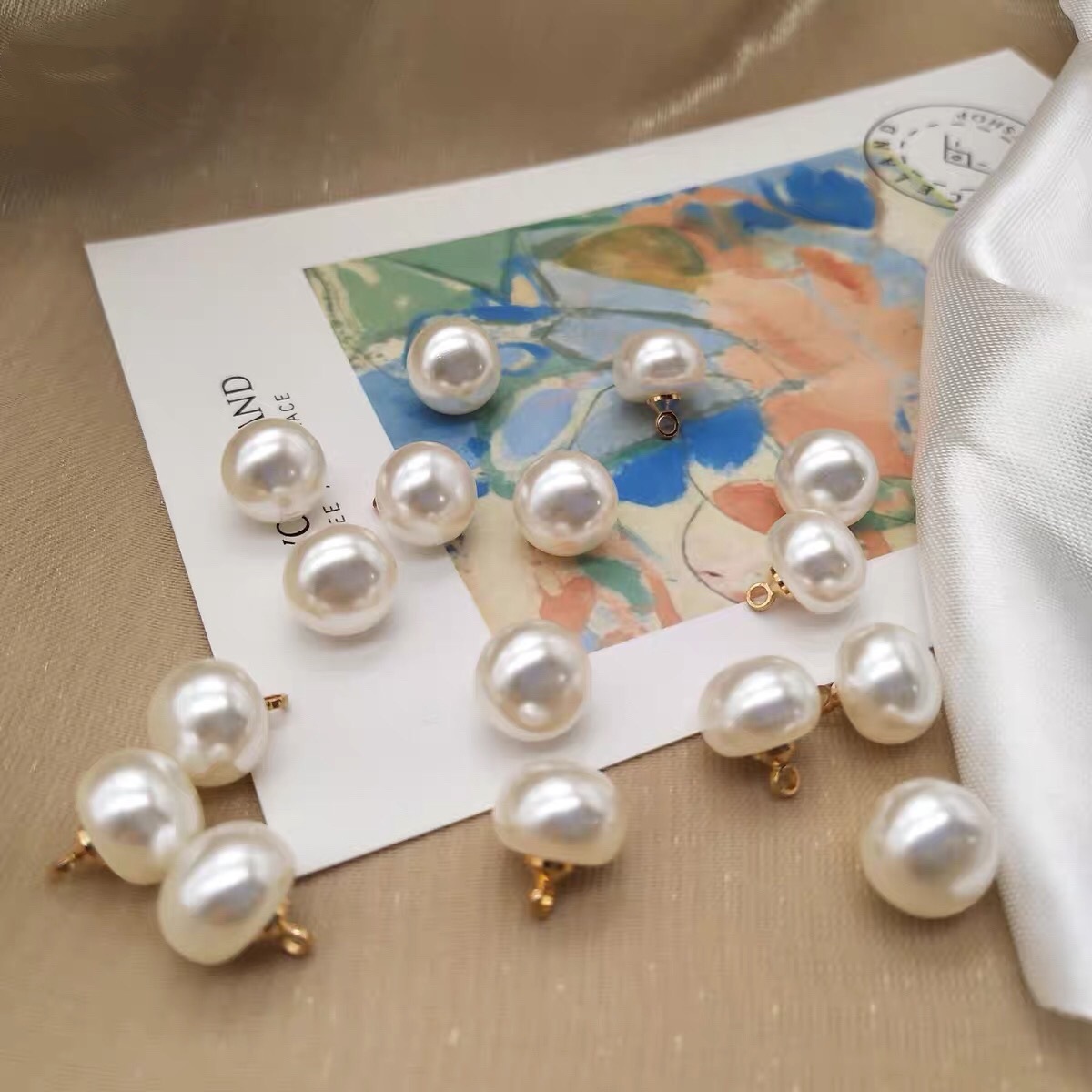 20 Buah Kancing Mutiara Jamur  - Button Hole Cutter ulasan dan harga