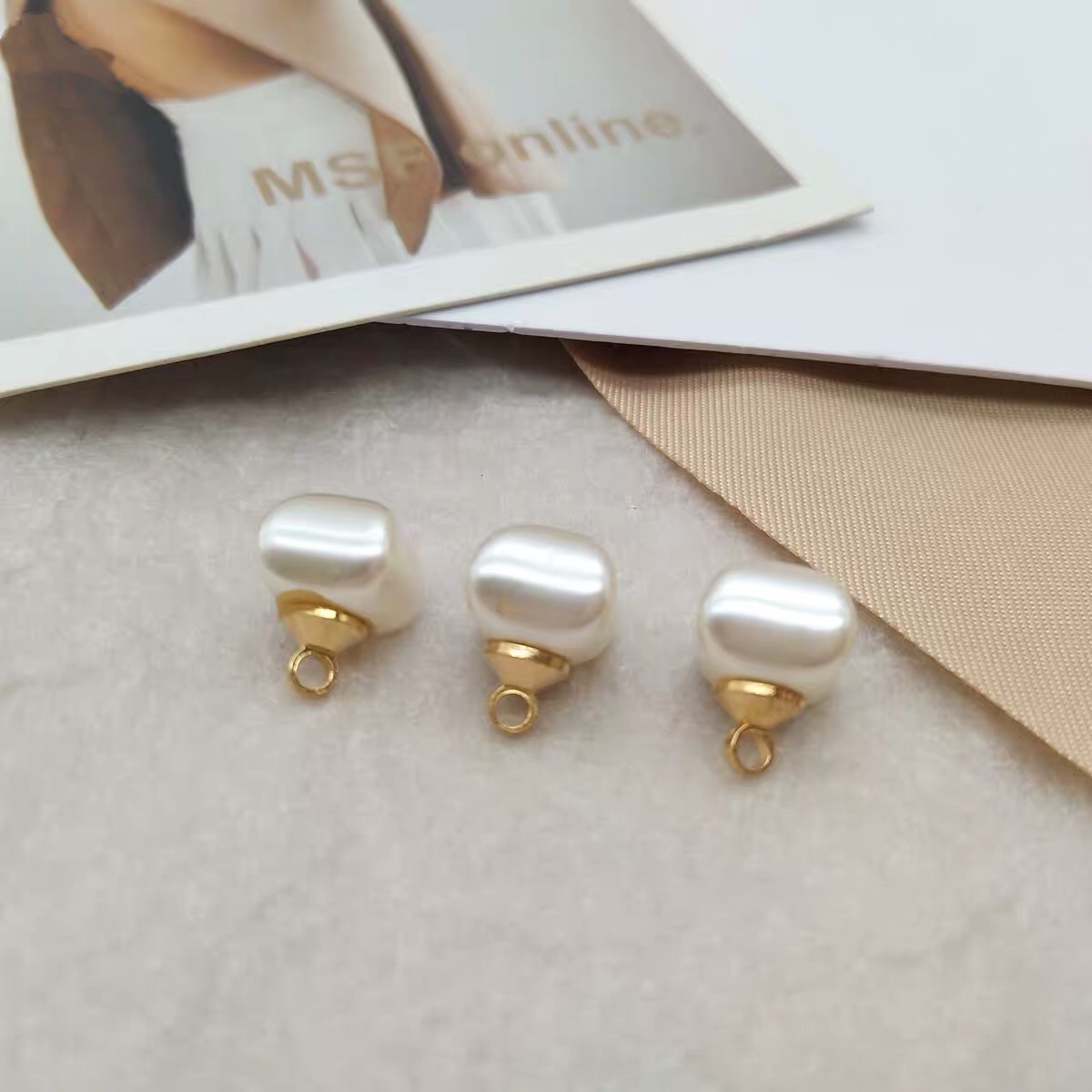 20 Buah Kancing Mutiara Jamur  - Button Hole Cutter ulasan dan harga