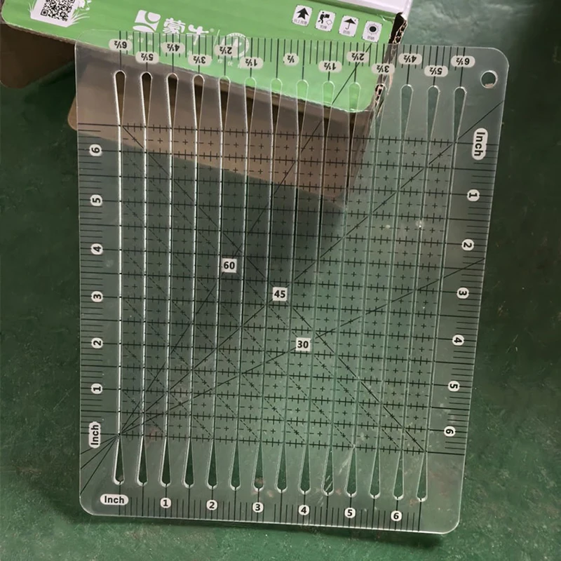 Penggaris Pemotong Quilt 5 in  - Quilting Ruler Square ulasan dan harga