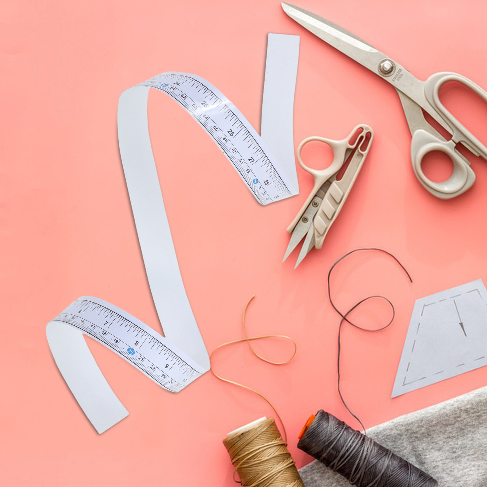 10Pcs Pita Pengukur Mesin Jahi - Sewing Garments ulasan dan harga