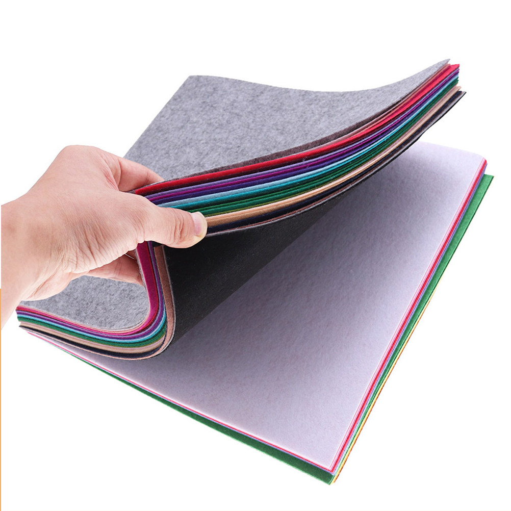 40 Lembar Kain Nonwoven Berwar - Sewing Textile Art ulasan dan harga