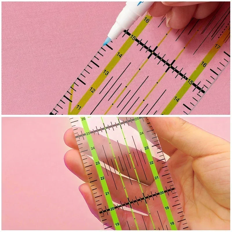 1/2 Buah 15Cm Penggaris Tambal - Quilting Ruler Square ulasan dan harga