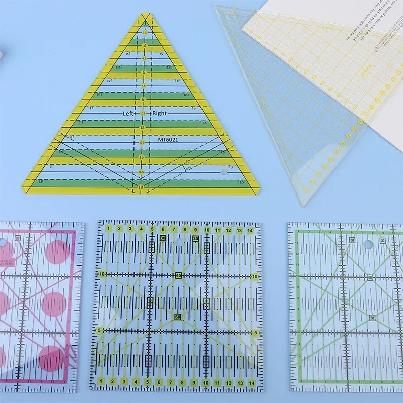1/2 Buah 15Cm Penggaris Tambal - Quilting Ruler Square ulasan dan harga