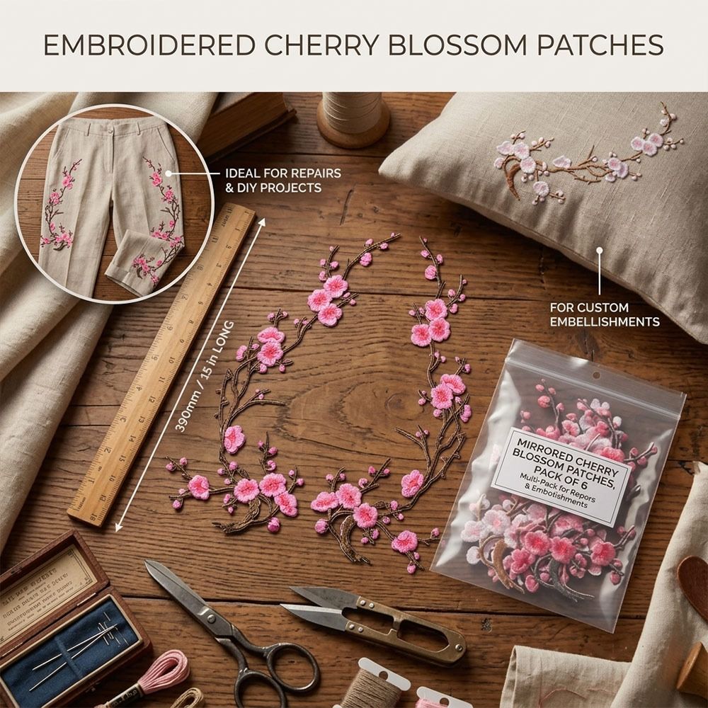 Patch Bunga Sakura DIY untuk D - Sewing In Textile ulasan dan harga