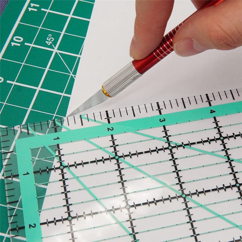 J1UL1N 4 Buah Penggaris Quilti - Quilting Ruler Square ulasan dan harga