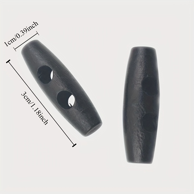 50 Buah Kancing Toggle Kayu Da - Sewing Recycle ulasan dan harga
