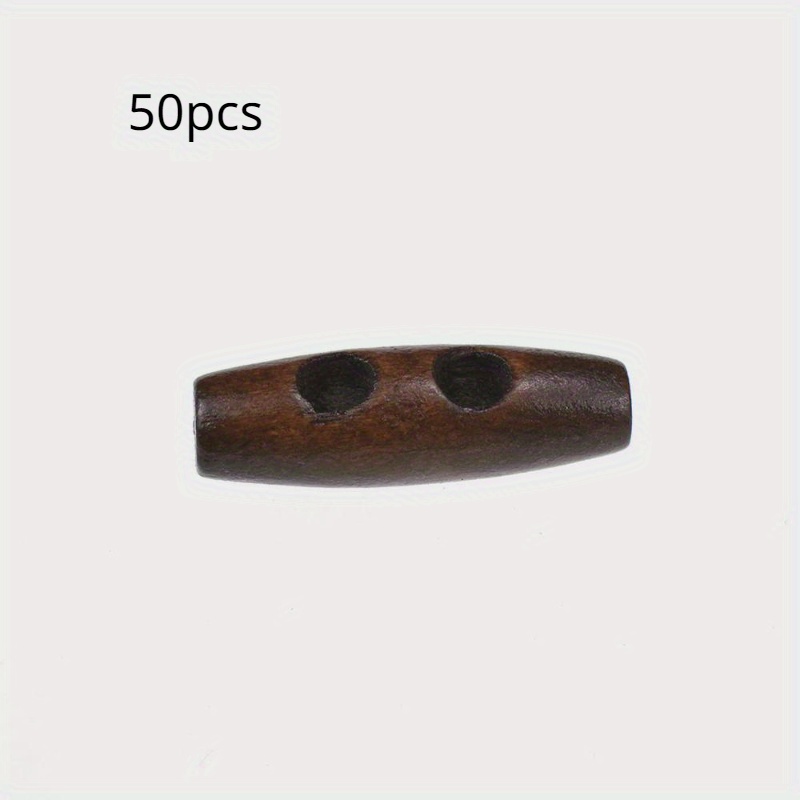 50 Buah Kancing Toggle Kayu Da - Sewing Recycle ulasan dan harga